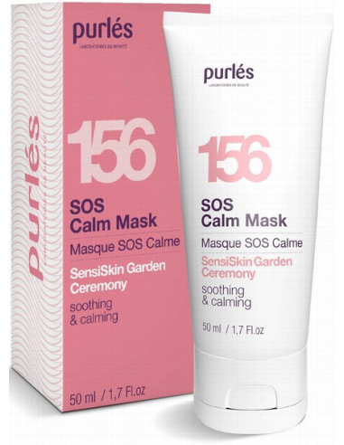 Purles 156 - SensiSkin GARDEN CEREMONY SOS Calm Mask Skin Soothing & Regenerating Treatment After Invasive Treatments 50ml