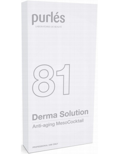 Purles 81 - DERMA SOLUTION Anti Aging Mesococktail Revitalizing For Mature Skin 10x5ml