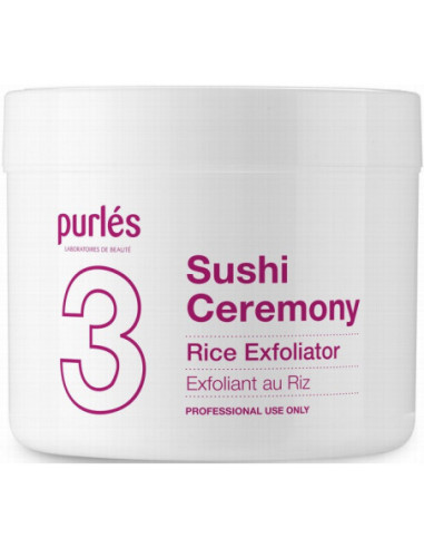 Purles 3 - SUSHI CEREMONY Рисовый натуральный разглаживающий скраб для кожи 200мл