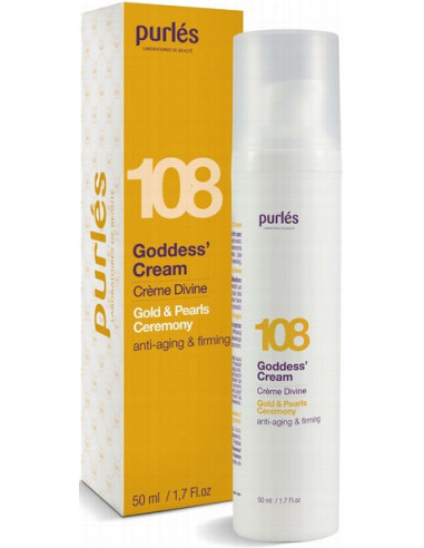 Purles 108 - GOLD & PEARLS CEREMONY Goddess Cream Anti Aging & Firming 50ml