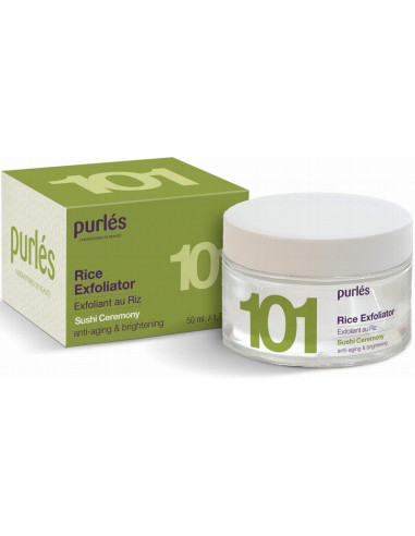 Purles 101 - SUSHI CEREMONY Rice Exfoliator Natural Skin Smoothing Scrub 50ml