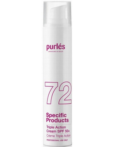 Purles 72 - SPECIFIC PRODUCTS Крем тройного действия SPF50+ Максимальная защита и сияние кожи 50мл