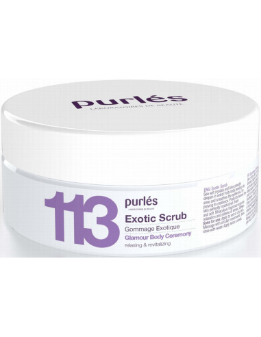 Purles 113 - GLAMOUR BODY CEREMONY Exotic Scrub Relaxing & Revitalizing 160ml