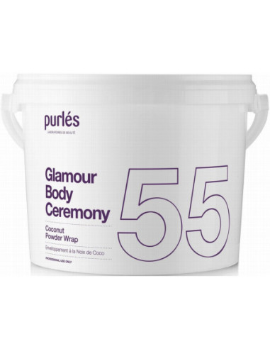 Purles 55 - GLAMOUR BODY CEREMONY Coconut Powder Wrap For Dry Skin Relaxing & Nourising 2500ml