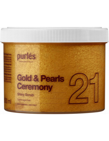 Purles 21 - GOLD & PEARLS CEREMONY Luxurious Shiny Scrub 500ml