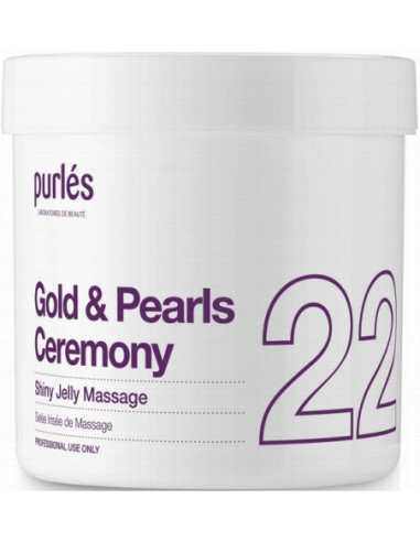 Purles 22 - GOLD & PEARLS CEREMONY Shiny Jelly Massage Body Gel 300ml