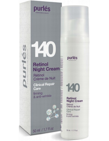 Purles 140 - CLINICAL REPAIR BODY CARE Retinol Night Cream 0.5% For Intense Skin Regeneration & Repair 50ml