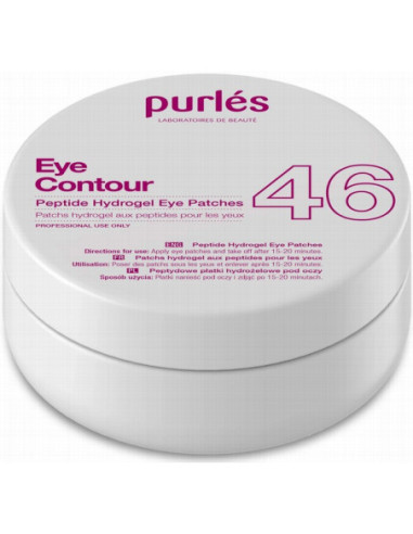 Purles 46 - EYE COUNTOUR Peptide Hydrogel Patches Soothing Moisturising & Rejuvenating 60pcs