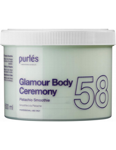Purles 58 - GLAMOUR BODY CEREMONY Pistachio Smoothie Nourishing & Anti Oxidant 500ml