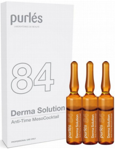 Purles 84 - DERMA SOLUTION Anti Time Meso Cockktail For Non Needle Mesotherapy 10x5ml