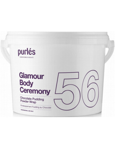 Purles 56 - GLAMOUR BODY CEREMONY Chocolate Powder Pudding Wrap Self Warming & Relaxing 2500ml