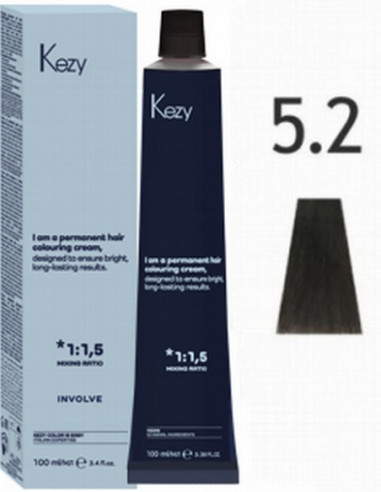 INVOLVE Permanent hair color 5.2, 100ml