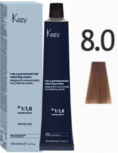 INVOLVE Permanent hair color 8.0, 100ml