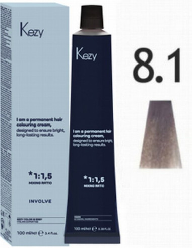INVOLVE Permanent hair color 8.1, 100ml