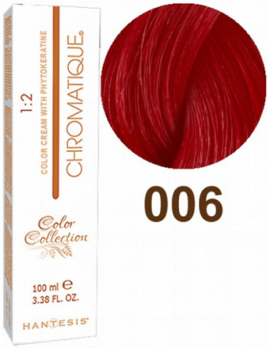 HANTESIS Hair color CHROMATIQUE 006 Red 100ml