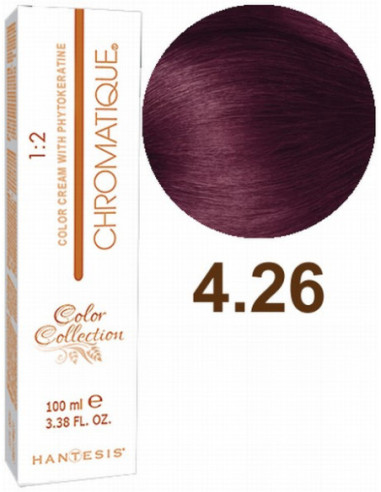 HANTESIS Краска для волос CHROMATIQUE 4.26 Сливовый 100мл