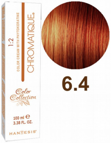 HANTESIS Hair color CHROMATIQUE 6.4 Dark Copper Blonde 100ml