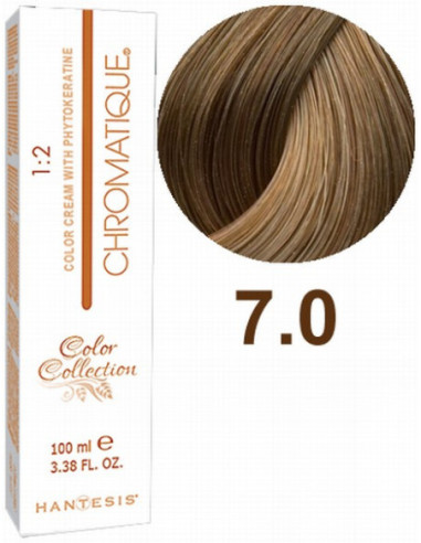 HANTESIS Hair color CHROMATIQUE 7.0 Blonde 100ml