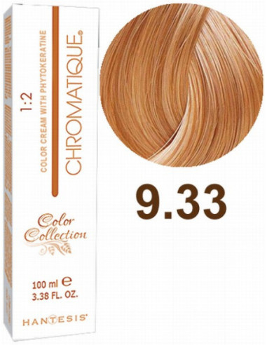 HANTESIS Краска для волос CHROMATIQUE 9.33 Шампанского-розовый 100мл