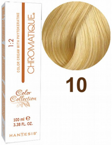 HANTESIS Краска для волос CHROMATIQUE 10 Ультра светлый натуральный 100мл