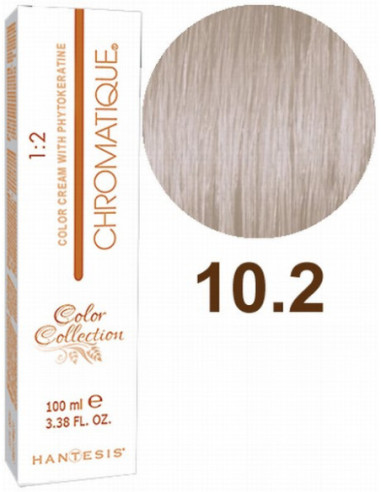 HANTESIS Краска для волос CHROMATIQUE 10.2 Ультра светлый песочный 100мл