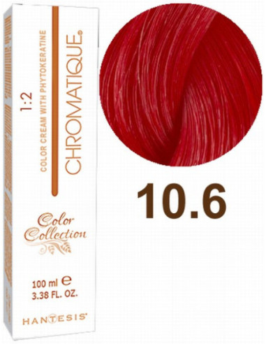 HANTESIS Краска для волос CHROMATIQUE 10.6 Ультра ярко-красный 100мл