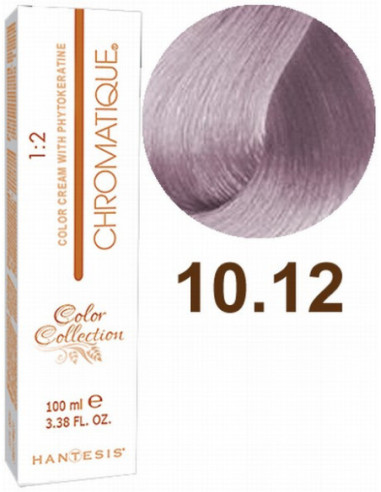 HANTESIS Краска для волос CHROMATIQUE 10.12 Серебряный фиолетовый 100мл