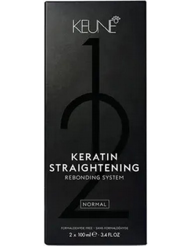 KERATIN Keratīnas taisnošanas komplekts - Normāls 2×100ml