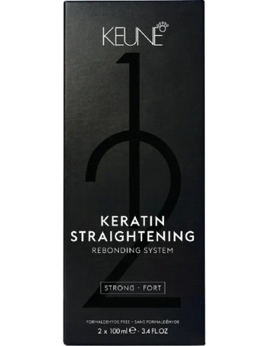 KERATIN Keratīnas taisnošanas komplekts - Stiprs 2×100ml