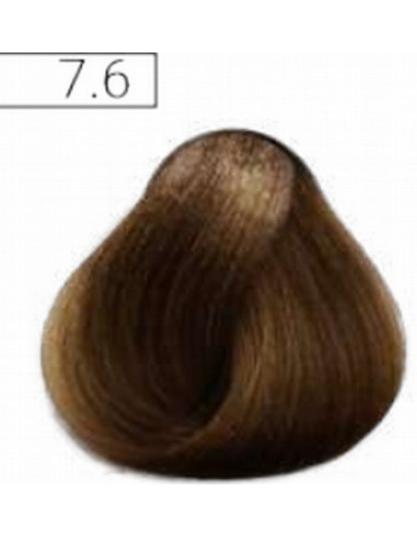 Absoluk Permanent hair color 7.6  100ml