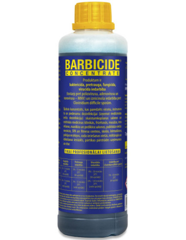 BARBICIDE - Concentrate for disinfecting instruments and surfaces 1:20 500ml