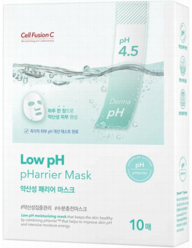 Low ph pHarrier moisturising face masks 10psc/pack