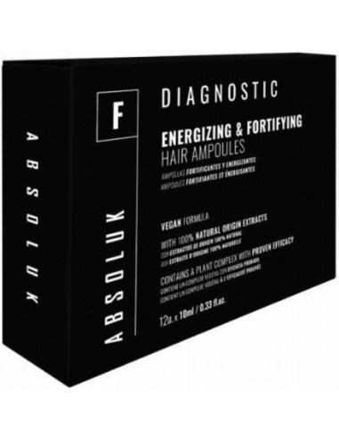 Absoluk ENERGIZING & FORTIFYING hair ampoules 12x10ml
