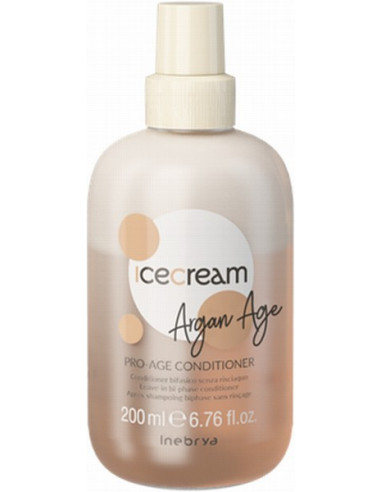 ICECREAM ARGAN AGE Pro-Age Bi-Phase восстанавливающий и несмываемый кондиционер для волос 200мл