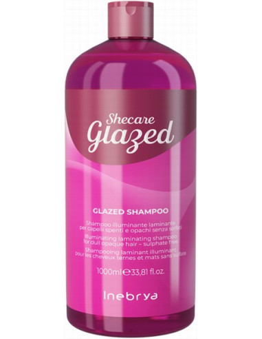 SHECARE Glazed izgaismojošs šampūns laminēšanas procedūrai 1000ml