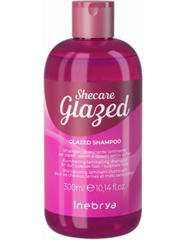 SHECARE Glazed izgaismojošs šampūns laminēšanas procedūrai 300ml