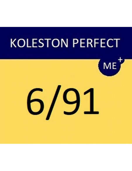 Wella noturīga matu krāsa Koleston Perfect ME+ 6/91, 60 ml