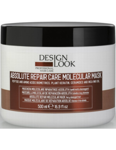 REPAIR CARE ABSOLUTE Maska molekulārā, Peptīdi /Aminoskābes /Keratīns /Keramīdi 500ml