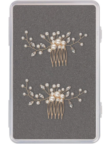 BRIDAL Sprādzes matiem, zelta