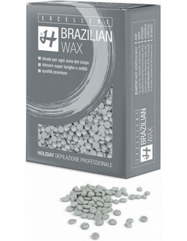 HOLIDAY EXCELLENT Vasks Brazīlijas, elastīgs, pērlītes Silver 500g