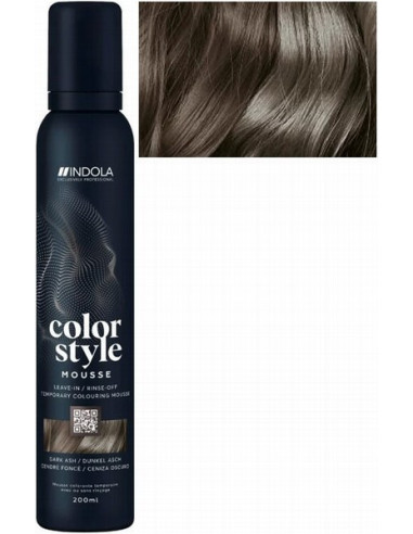 INDOLA COLOR STYLE MOUSSE Dark Ash оттеночный мусс 200мл