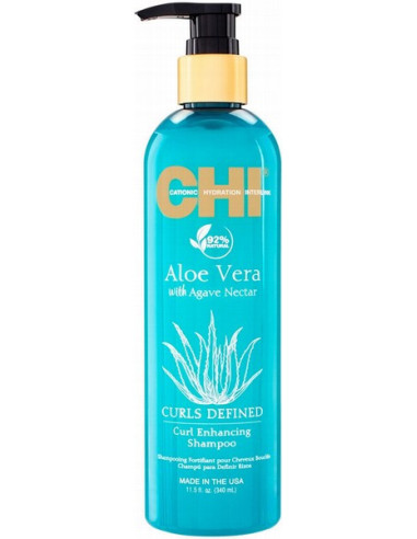 CHI ALOE VERA Curl Enhancing Shampoo Шампунь с увлажняющим комплексом 340мл