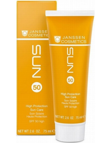 JANSSEN Солнечный антивозрастной защитный флюид SPF50 75мл