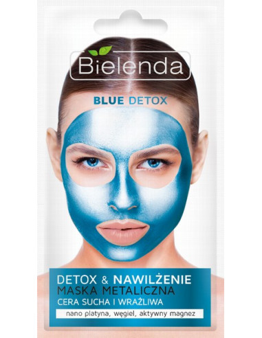 BLUE DETOX Для лица, детокс, для сухой и чувствительной кожи 8гp