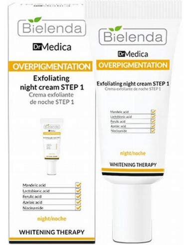 DR MEDICA OVERPIGMENTATION Крем ночной осветляюще-разглаживающий 30мл