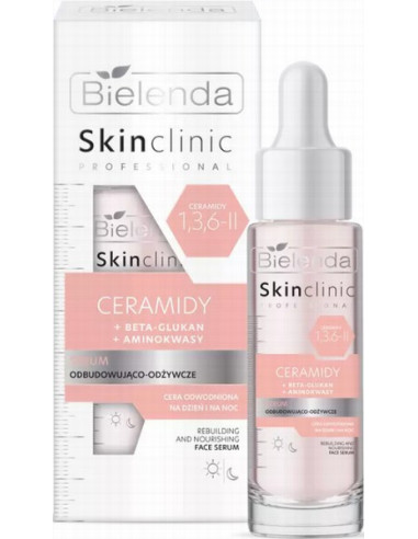 SKIN CLINIC PROFESSIONAL Serums ar kermīdiem un aminoskābēm, atjaunojošs - barojošs 30ml