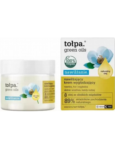 TOLPA GREEN OILS Krēms  mitrinošs - izlīdzinošs 50ml