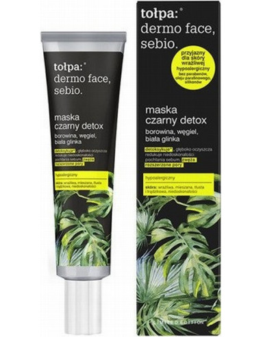 TOLPA DERMO FACE SEBIO Detoxifying mask, black 40ml