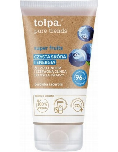 TOLPA PURE TRENDS Super Fruits Гель для умывания с пилингом 150мл