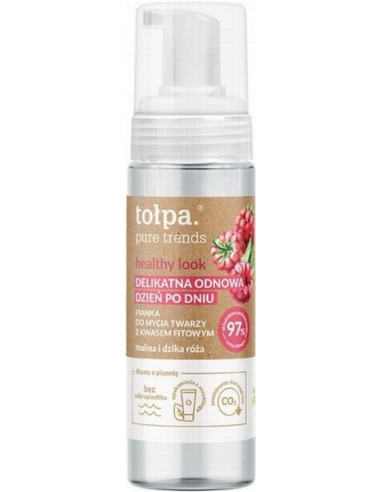 TOLPA PURE TRENDS Super Healthy Look Putas sejas mazgāšanai, maigi attīrošas 150ml